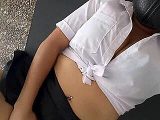 me and brunette friend flash tits pussies then dirty fuck