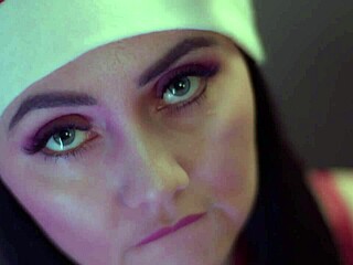 lewd femdom pegs bound guy then takes his hot cum