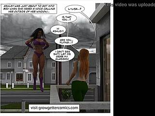 Female Bodybuilder Superhero Transforms In Muscle Growth Comic