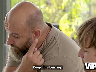 hey, that hot una fairy with natural tits sucked her bf's cock then banged his old man, right?