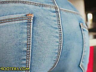 Hey hottie flashing those massive bouncy tits