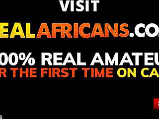 Amateur Young African Couple Sneaks for Passionate Fuck