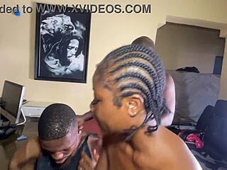 my hair stylist cuts our hair naked me and customer loving it