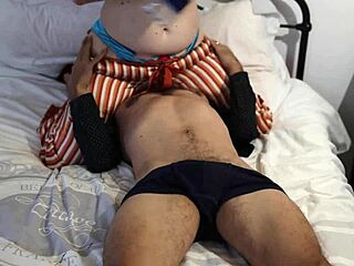 sexy satin lingerie slut fucked ass to mouth doggystyle