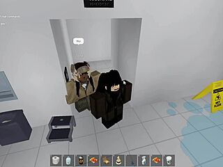 roblox babe gets risky public bathroom pounding thrill
