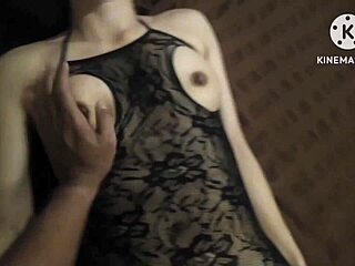 Black Nylon Milf's Seductive Allure