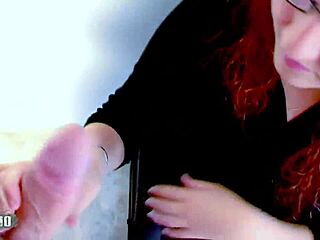 young redhead lola bella teaches anal in classroom