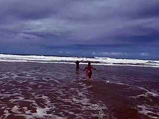 Latina Teens Strip Bahia Beach Bikinis For All Machos Adventure