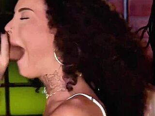 i gag hard on big cock sloppy deepthroat natural tits latina