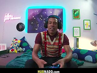 french babe lena coxx squirts hard on boyfriend's video game setup