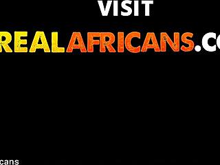 Amateur Young African Couple Sneaks for Passionate Fuck