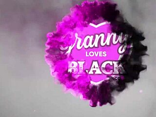 Granny Loves Black - Double Chocolate Big Cock Bbc Ride