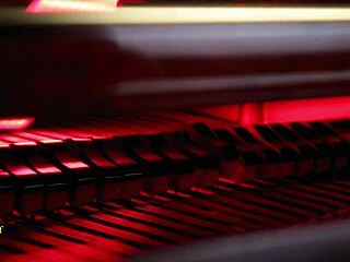 Juicy Lesbians Lick Finger Fuck On Grand Piano