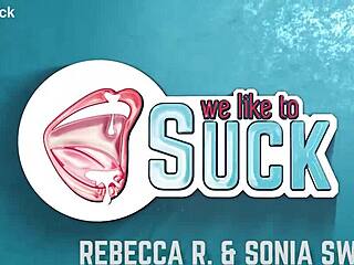 Bathing Babes Sucking Monster Cock Closeup