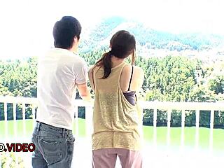 yuri sato's blowjob steals the show in asian milf threesome!