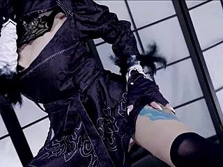 Ksu Colt's Hardcore Cosplay: Hinata 2B Nier Succubus Anal Gape