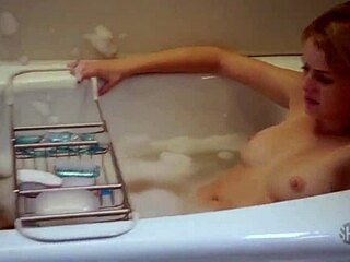 Laura Wiggins flaunts massive tits in shameless webcam tease