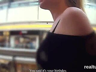 exceptional czech babe strips in mall then gets clothes ripped for hardcore pov pounding