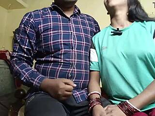 Indian schoolgirl's outdoor threesome with friends