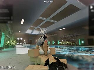 alsace cosplayer blows me deep at pool roblox rough cosplay cumshot part 1