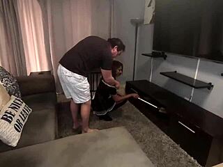 hey boss why not fuck your indian french maid interracial doggystyle bent over big cock