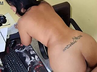 Big ass prostitute gaping anal creampie doggystyle pov swallow