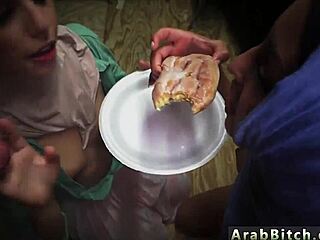 teen sneaks into army base for big ass toy dp