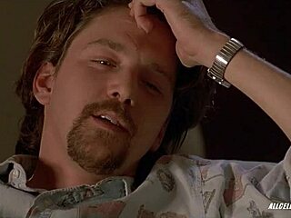 Janet gunn bares tits in night of the running man tease