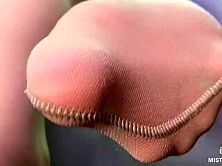 Hey worship my nylon goddess soles pov from below you