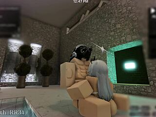 alsace cosplayer blows me deep at pool roblox rough cosplay cumshot part 1