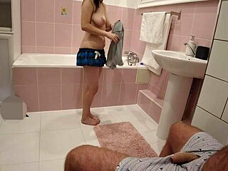 College coed eagerly sucks old hairy cock