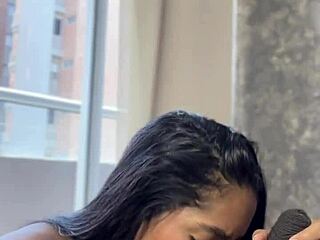 he loves this amateur couple's deep cock massage