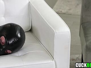 cuck slave watches mistress deepthroat and ride monster bbc domination