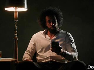 curvy scarlett alexis spit roasted by two cocks in mmf debut