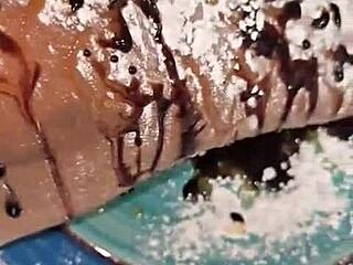 bone appétit on these sexy black bare feet and toes!