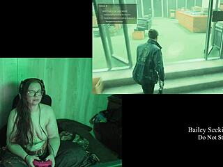 bbw brunette bares big natural tits and fat ass at lake house part 4