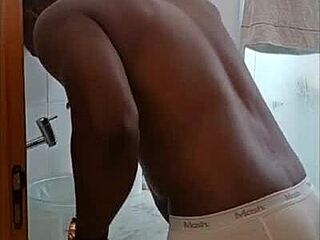 Nego Rubi Shows Off Huge Thick Monster Cock