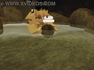 quick hard fuck with my fuckbuddy friend in roblox style litfrith <3