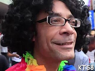 Shemale Ladyboy Scored in Contest Then Anal Screwed Hard!