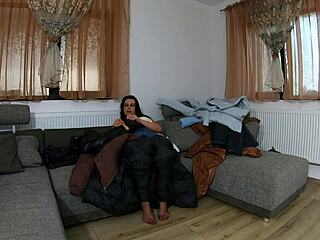 jerk off to curvy milf's dirty talk in fluffy jackets and coats