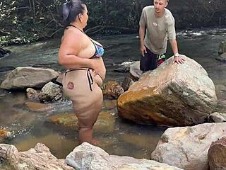 risky river fuck tight latina pussy ripped clothes rough ride?