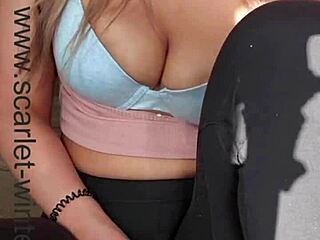 naughty teacher dismisses class for big ass dildo orgasm play