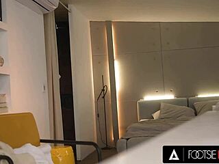 i adore tiffany tatum's hot feet pleasuring my cock footjob