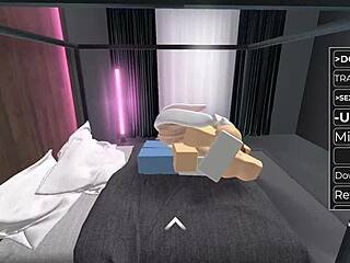 bacon-haired blonde bunny's playful assistance