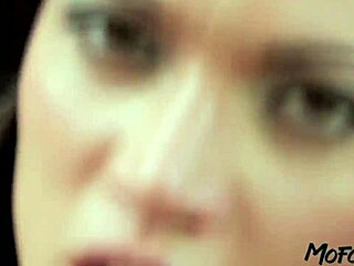 19yo slut begs for cum spray on her ass!