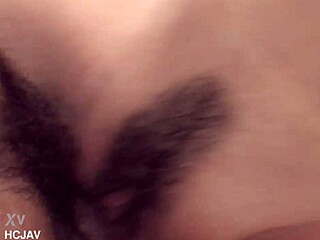 Saki Ootsuki's bent over creampie threesome with toys