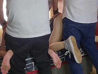 swap girlfriends and double cum creampie that tight pussy orgy fun!