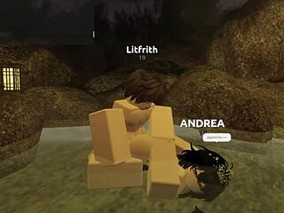 quick hard fuck with my fuckbuddy friend in roblox style litfrith <3