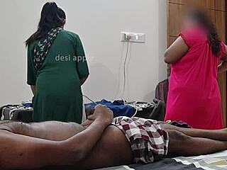 hidden cam catches indian maid flashing hard cock