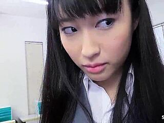 Skinny Japanese Secretary Seduces For Christmas Gangbang Creampies Uncensored